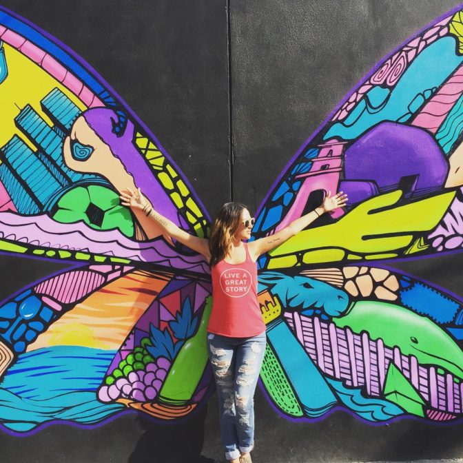 @liveagreatstory: Spread your wings and fly Head over to our site to pick up your #liveagreatstory Ladies Racerback Tank #tijuanatransforma @bienvenidaatijuana